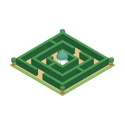 Hedge Maze, as it stands in the game