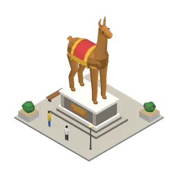 Giant Llama, as it stands in the game