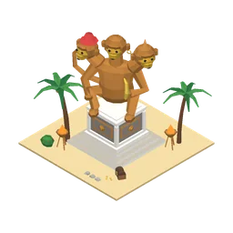 Three-Headed Monkey, as it stands in the game