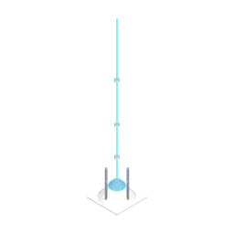 Space Elevator, rendered in the game's low-poly style