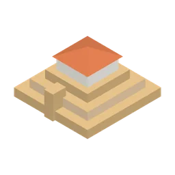 Temple, rendered in the game's low-poly style